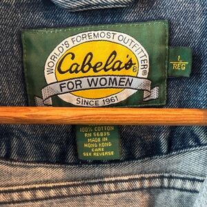 Cabela's Women's Classic Denim vintage Jean jacket